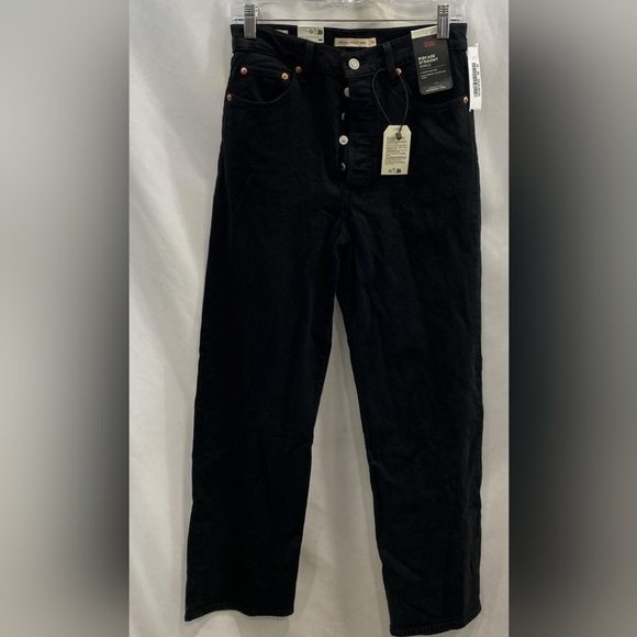 Black Levi's Ribcage Straight 28x29 - Picture 2 of 7